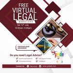 Red and White Modern Legal Consultant Services Flyer (Instagram Post)