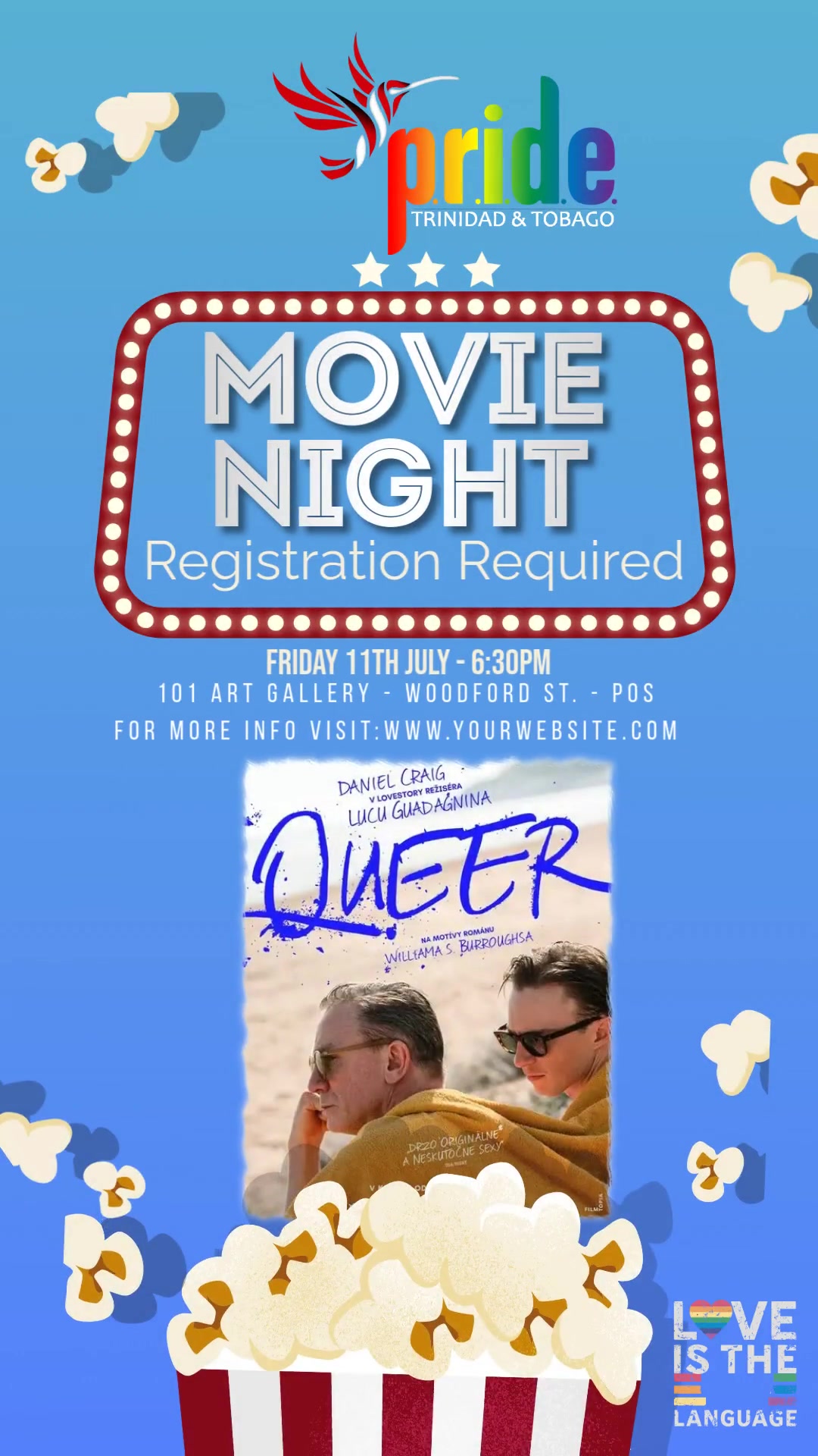 movie night cinema flyer template